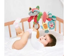 Clementoni Baby pakabinamas žaislas „Soft Spiral Happy Animals“