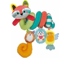 Clementoni Baby pakabinamas žaislas „Soft Spiral Happy Animals“