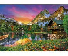 Clementoni dėlionė "Alpine Lake" 6000pcs