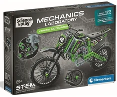 Clementoni STEM konstruktorius Xtreme Motocross, 180+ dalių