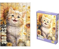Dėlionė „Pleasant Cat“ 300 detalių