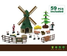 Fermos žaidimų rinkinys su malūnu – 59 dalys