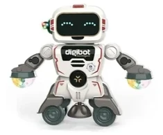 Interaktyvus šokantis robotas su šviesomis ir muzika