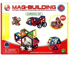 Magnetinis konstruktorius "Mag-Building" (48 detalės)