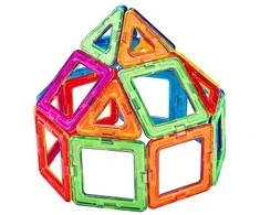 Magnetinis konstruktorius "Mag-Building" (48 detalės)