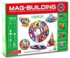 Magnetinis konstruktorius "Mag-Building" (78 detalės)