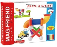 Magnetinis konstruktorius "Mag-Friend" (58 detalės)
