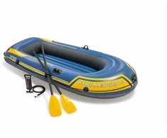 Pripučiama valtis INTEX Challenger 2 asmenims, komplektas 236 x 114 x 40 cm