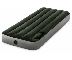 Pripučiamas čiužinys Intex Cot Dura-Beam Downy su integruota kojine pompa 76×191×25 cm