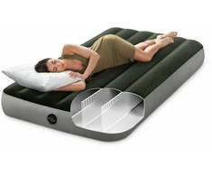 Pripučiamas čiužinys Intex Twin Dura-Beam Downy su integruota kojine pompa 99×191×25 cm