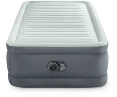Pripučiamas čiužinys INTEX Twin PremAire I su integruota elektrine pompa, 99×191×46 cm