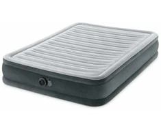 Pripučiamas čiužinys-lova INTEX Queen Comfort-Plush, Airbed W/Fiber-Tech RP su pompa,152x203x33cm