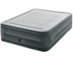 Pripučiamas čiužinys INTEX Queen Comfort-Plush High-Rise su integruota elektrine pompa, 152×203×56 cm