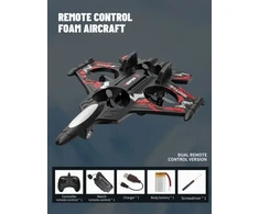 RC dronas „Thunder“ iš putplasčio su pulteliu, 2.4 GHz
