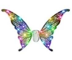 Šviečiantys fėjos sparnai „Snow Spirit“ su LED šviesomis