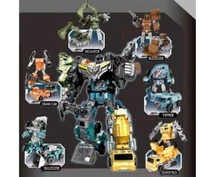 Transformuojamas robotas 6in1 "Heavy Mech"