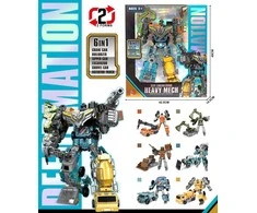 Transformuojamas robotas 6in1 "Heavy Mech"