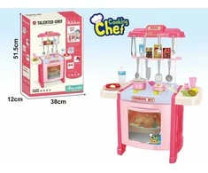 Vaikiškas virtuvėlės rinkinys "Cooking Chef" 42 pcs
