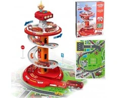 Žaislinis garažas „Fire Rescue Tower“ su mašinėlėmis