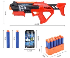 Žaislinis šautuvas su minkštais šoviniais „Super Shoot“