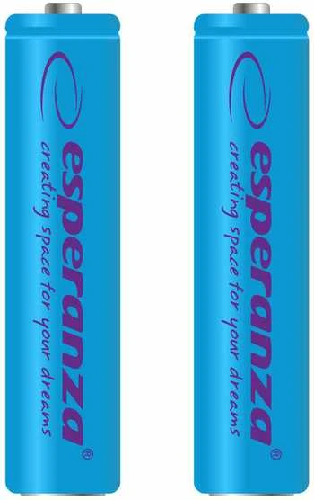 Esperanza EZA101B Įkraunama baterija Ni-MH AAA 1000MAH 2 vnt.