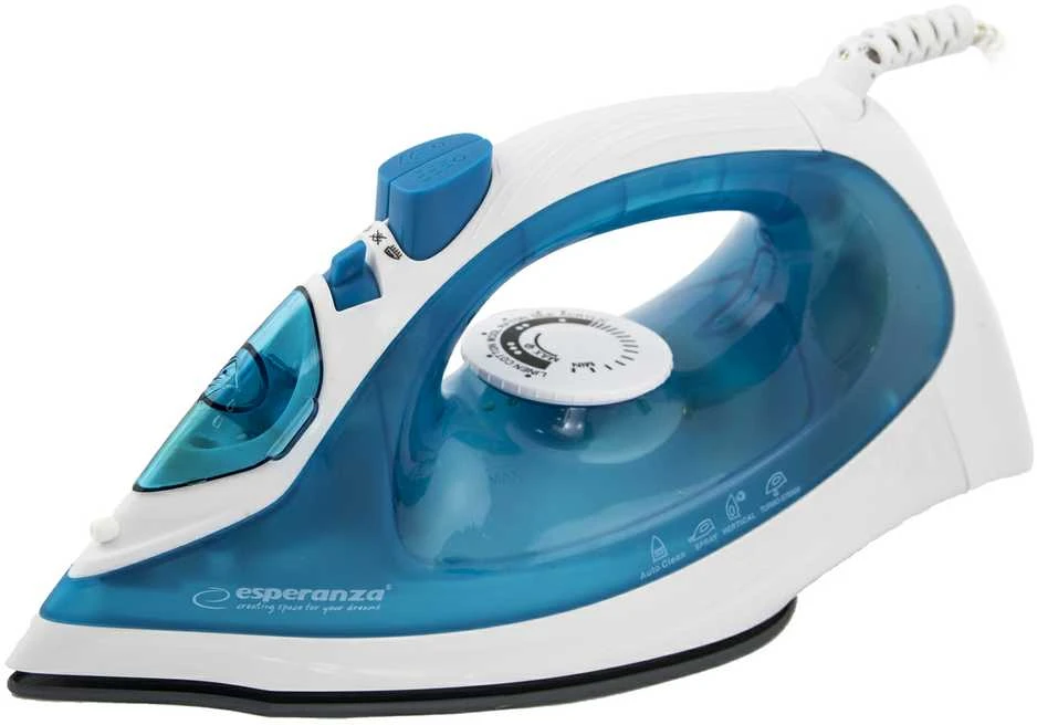 Lygintuvas steam Esperanza Ceramic EHI002 (2200W, mėlynas color)