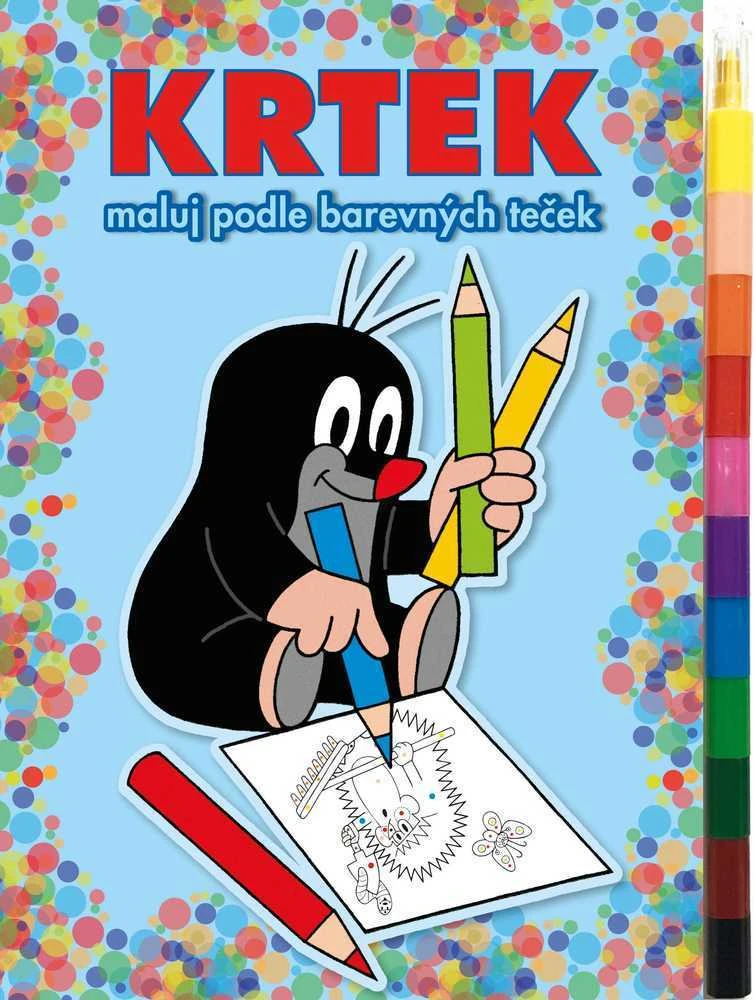 Dėlionė Rappa Coloring book A5 Mole with wax
