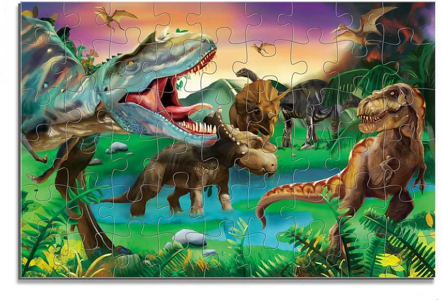 Rappa Dėlionė su dinozaurais - 54 detalės