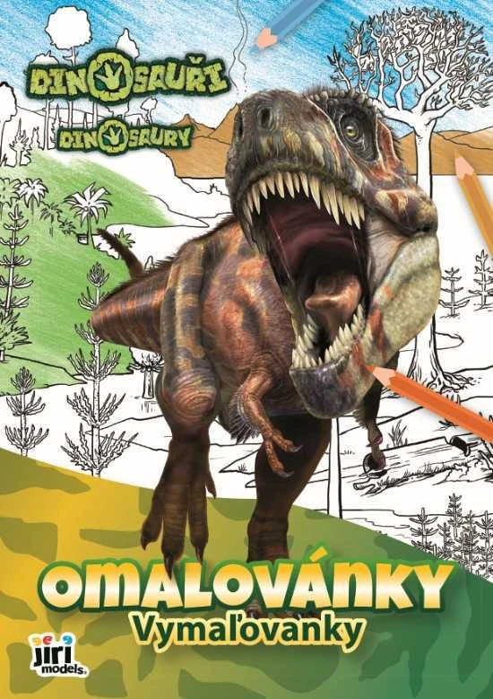 Jiri Models A4 formato dinozaurų spalvinimo puslapis