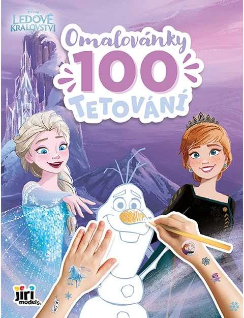Jiri Models Coloring book and 100 tattoos Frozen