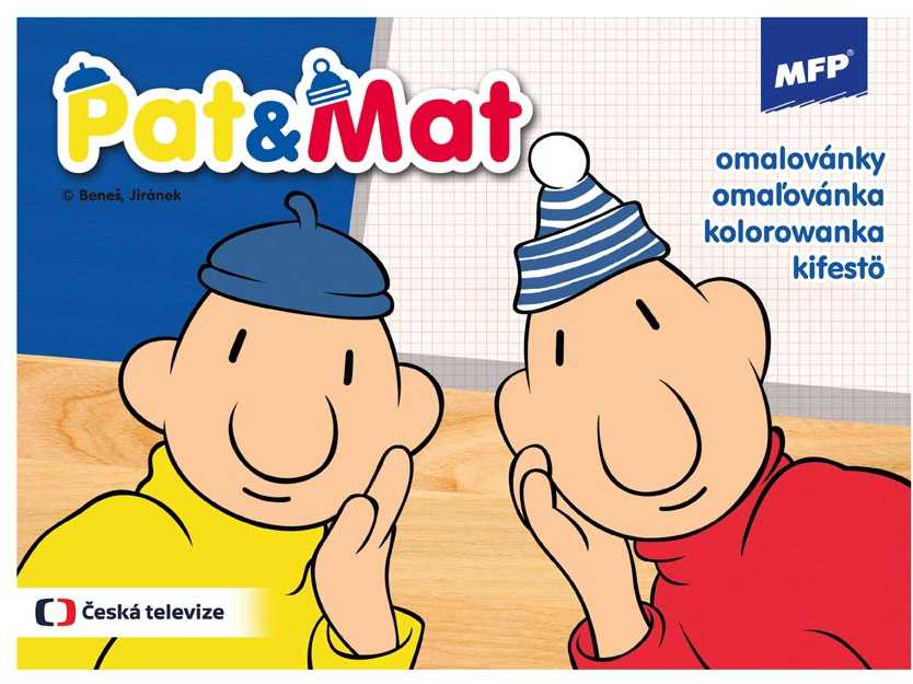 Dėlionė MFP Pat ir Mat spalvinimo puslapiai