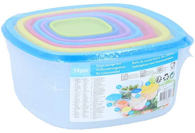 Other Brand Mega didelis 14 elementų maisto indelių rinkinys