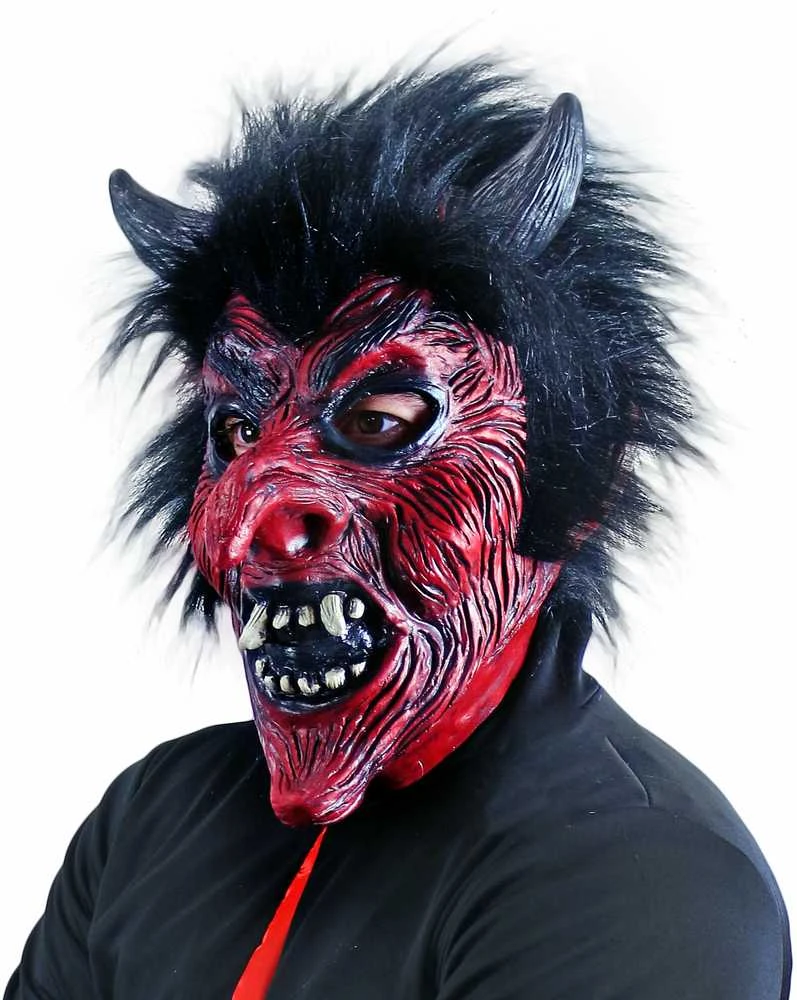 Dėlionė Rappa Devil mask with hair for adults