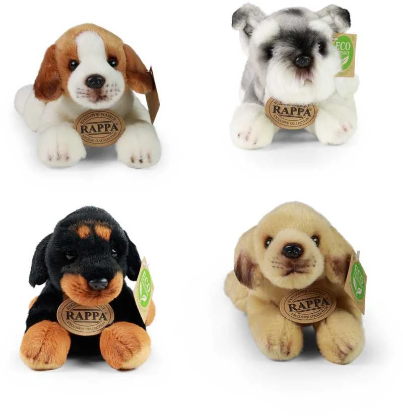 Rappa Plush dogs assort 22 cm ECO-FRIENDLY