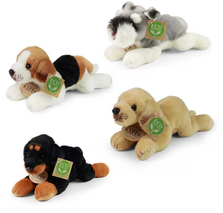 Rappa Plush dogs assort 22 cm ECO-FRIENDLY