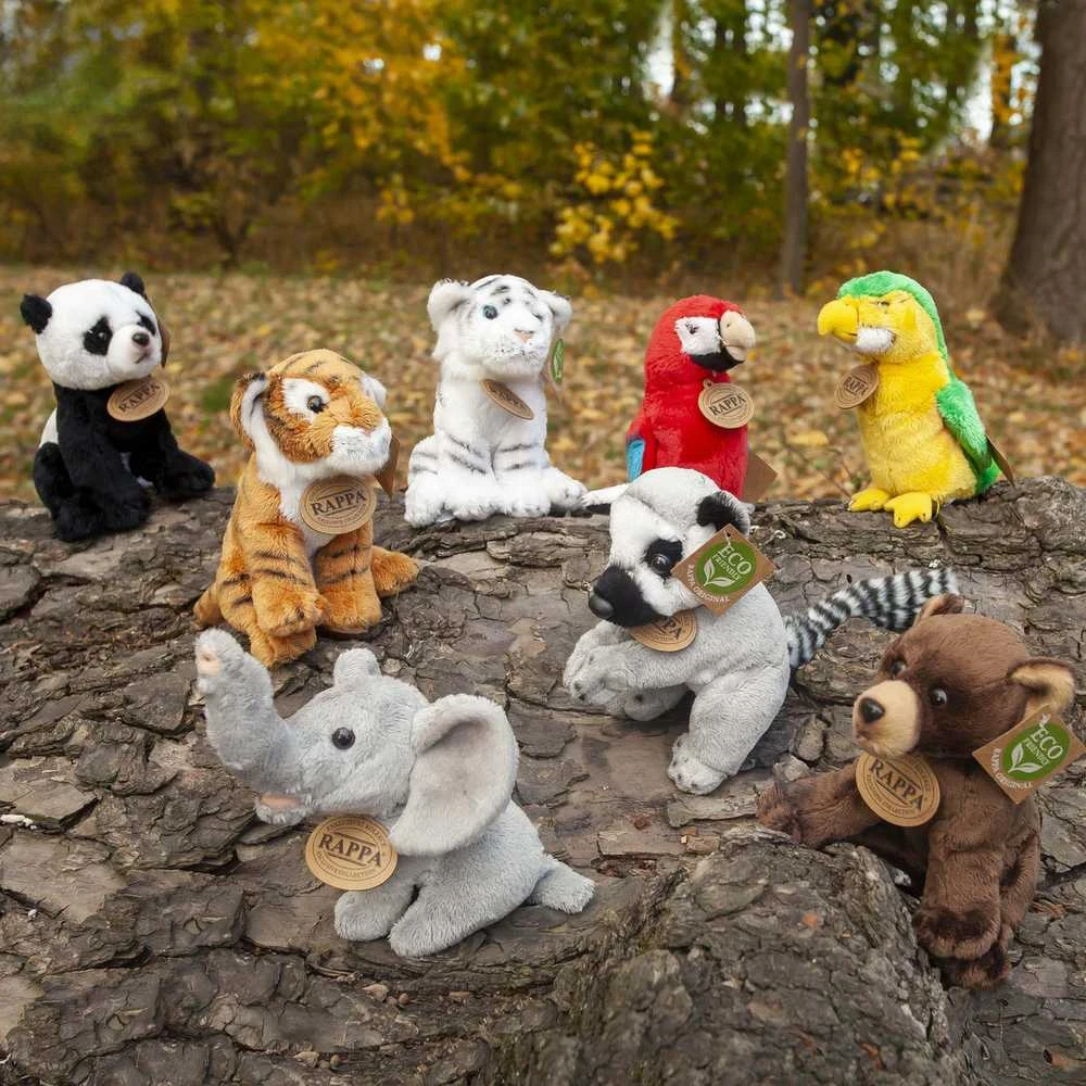 Rappa Plush exotic mix asst. 15 cm ECO-FRIENDLY