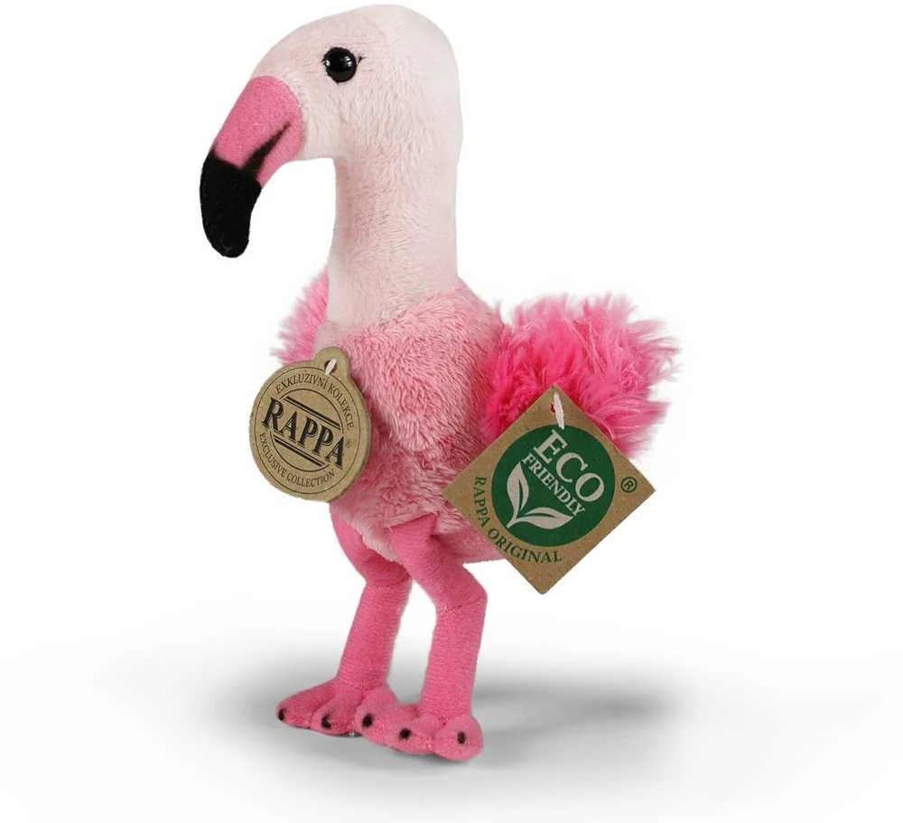 Rappa Eco-Friendly Pliušinis žaislas - flamingas, 15 cm aprašymas - Prekės nuotrauka