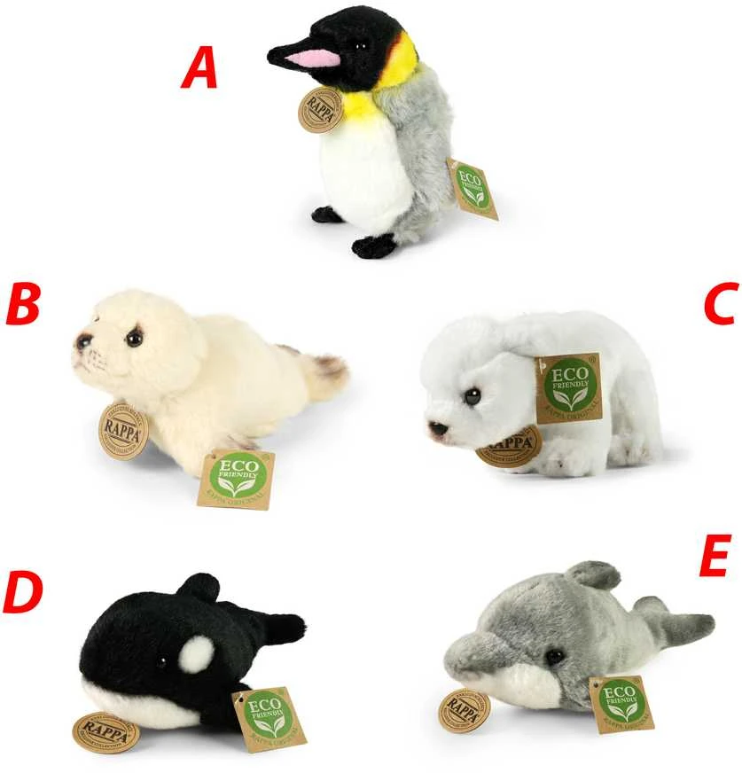 Dėlionė Rappa Plush mix Antarctica asst. 19 cm ECO-F.