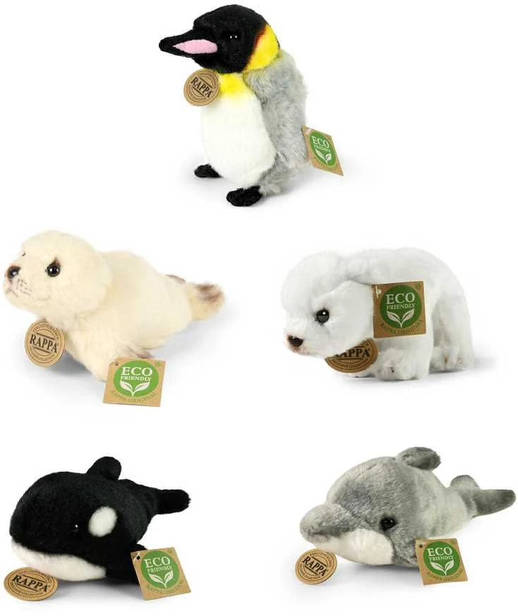 Dėlionė Rappa Plush mix Antarctica asst. 19 cm ECO-F.