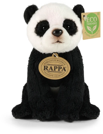 Rappa Eco-Friendly Pliušinis žaislas - panda, 15 cm aprašymas - Prekės nuotrauka