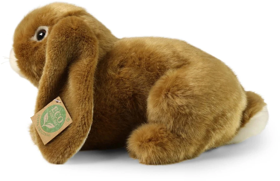 Dėlionė Rappa Plush ruda rabbit 25 cm ECO-FRIENDLY