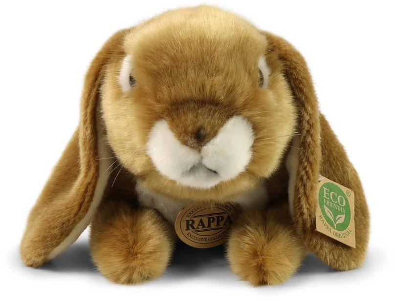 Dėlionė Rappa Plush ruda rabbit 25 cm ECO-FRIENDLY