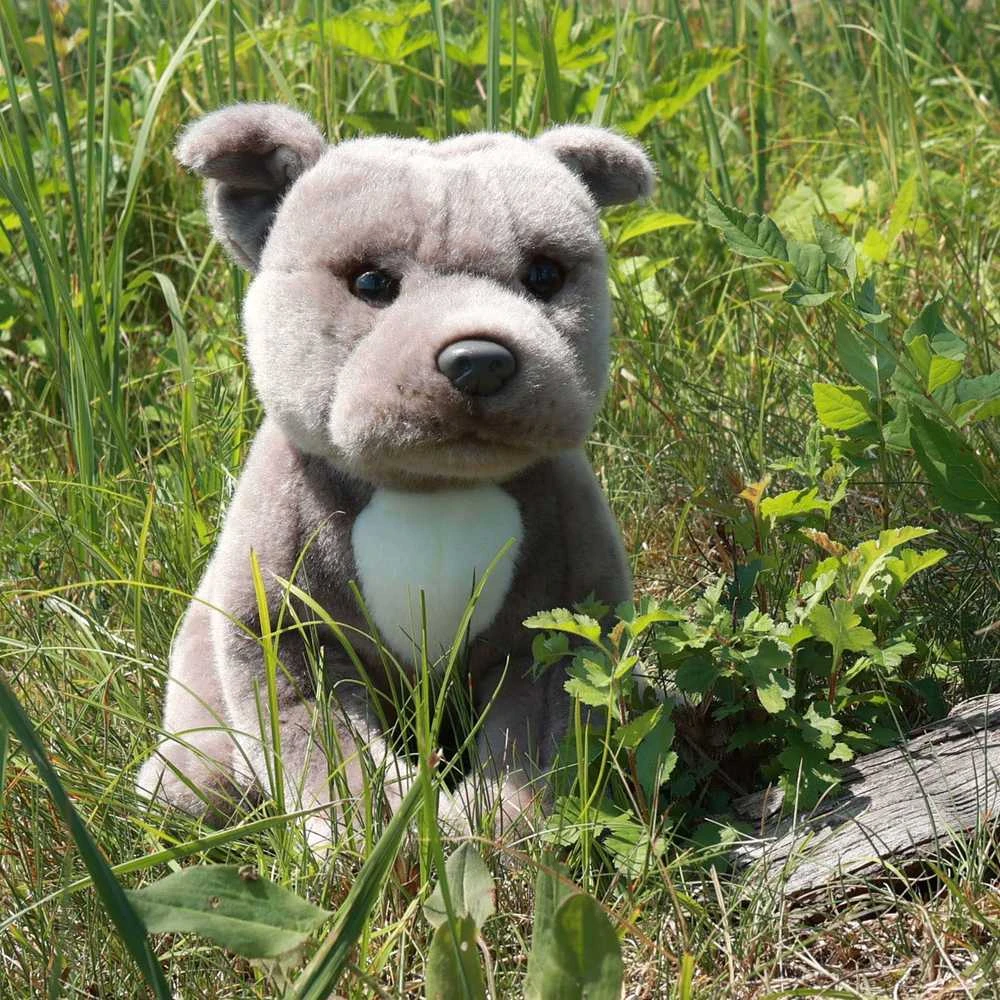 Rappa Eco-Friendly Pliušinis žaislas - bulterjeras, 30 cm aprašymas - Prekės nuotrauka