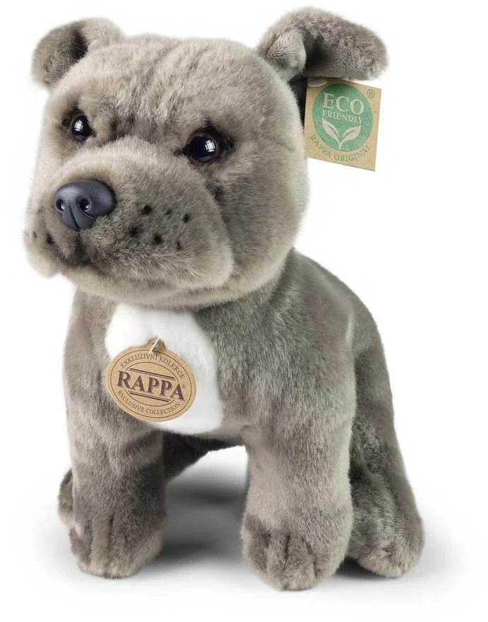 Rappa Eco-Friendly Pliušinis žaislas - bulterjeras, 30 cm aprašymas - Prekės nuotrauka