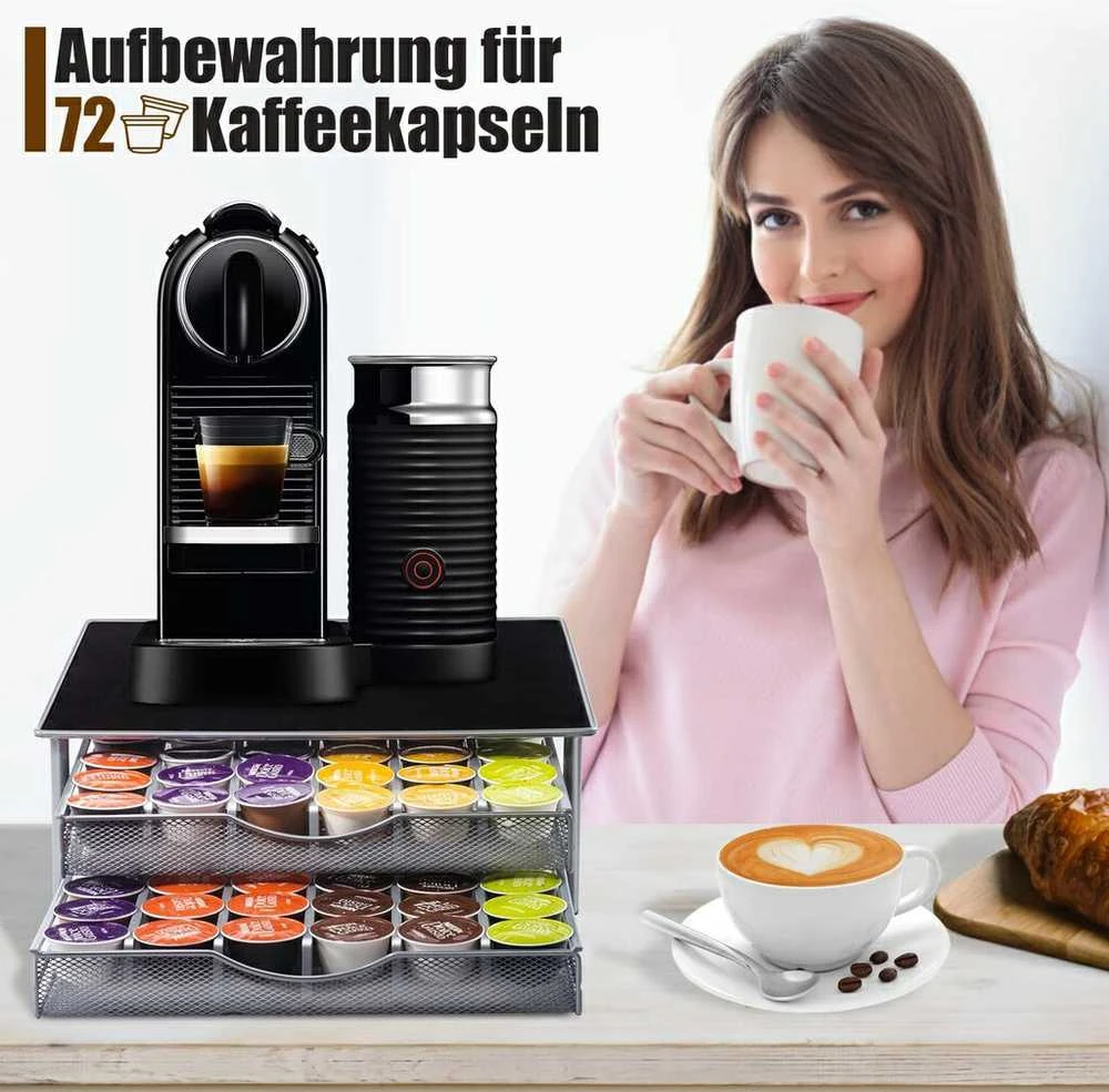 Dolce Gusto kavos kapsulių laikiklis, 72 kapsulėms