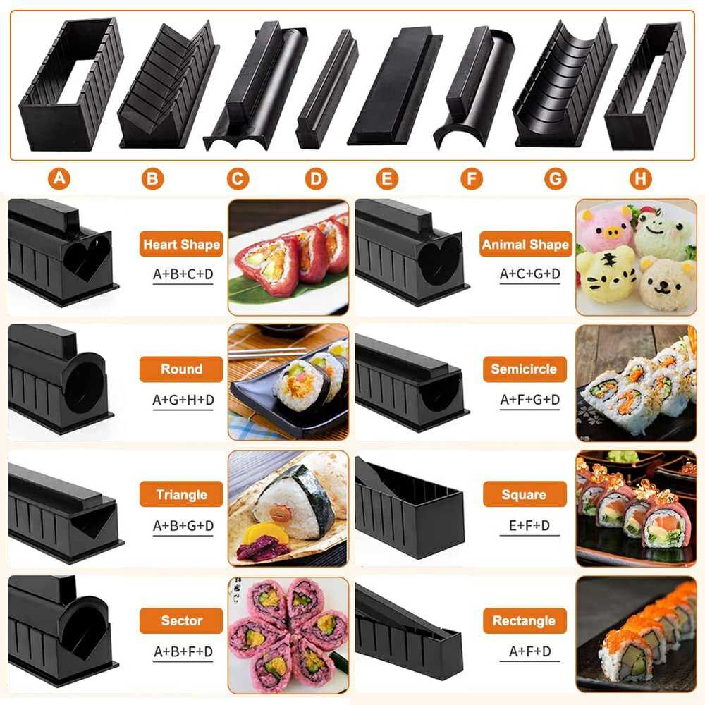 Sushi gaminimo rinkinys 11 in 1