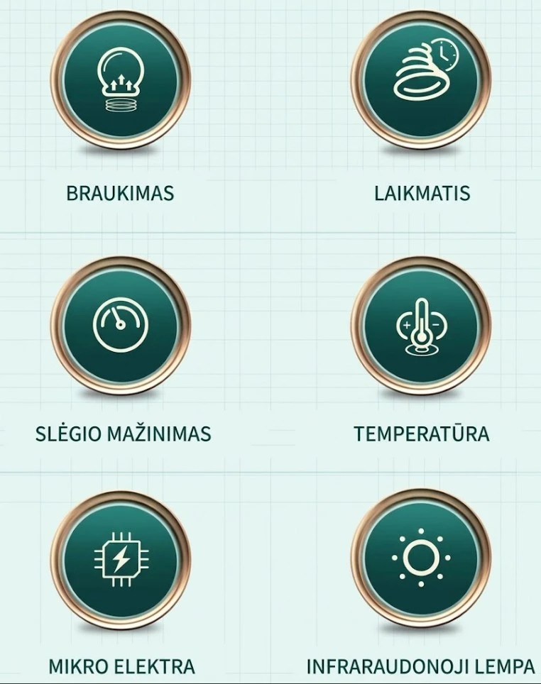 Vakuuminis liekninamasis masažuoklis anticeliulitinis
