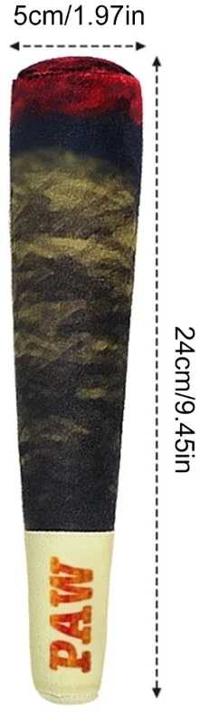 Žaislas šuniui pliušinis cigaras, 25cm