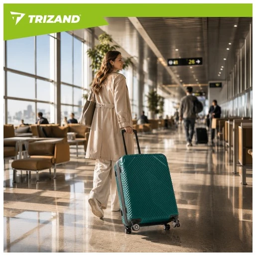 3-in-1 suitcase set - žalias Trizand 27672