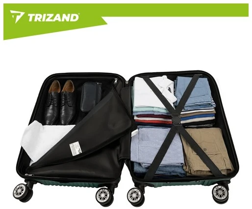 3-in-1 suitcase set - žalias Trizand 27672